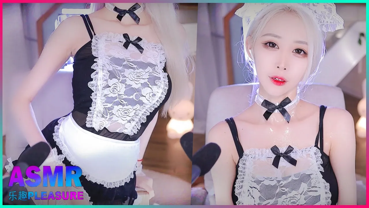 虎牙暖暖ASMR 女仆诱惑用油擦洗耳朵 - 轻柔的耳语/呼吸，放松-助眠云视听